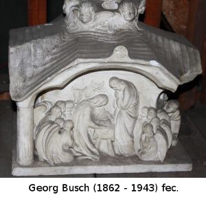 Weihnachtskrippe als Christbaumständer