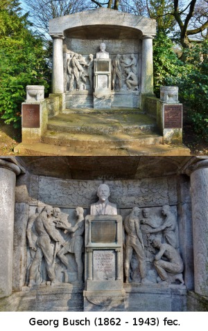 Grabmal Völler mit Chemie-Arbeitern