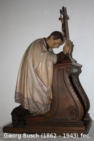 Hl. Aloisius am Betstuhl