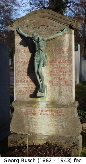 Gekreuzigter / Grabmal