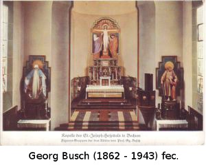 Hochaltar, Josef- und Marienaltar