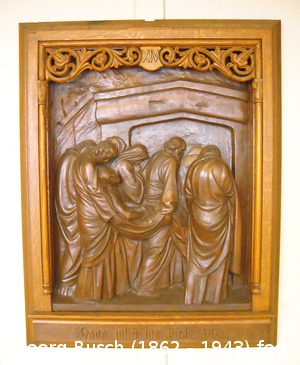 Kreuzweg IV mit Rahmen