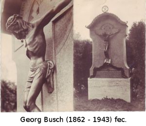 Gekreuzigter, Grabmal