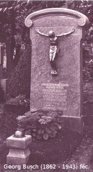 Gekreuzigter, Grabmal