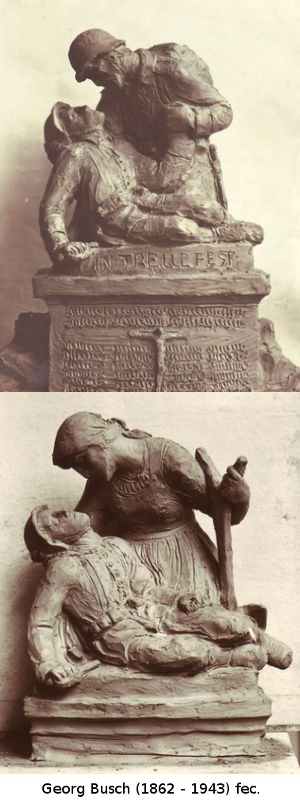 Soldat mit Soldat, mit Frau, mit Eltern