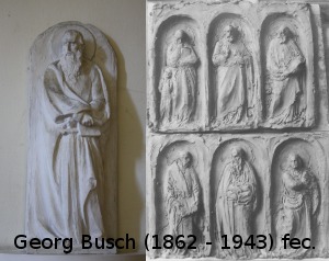 Vier Evangelisten, Petrus und Paulus