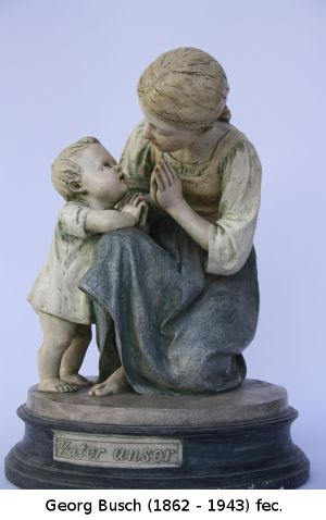 Betendes Mädchen, Vater unser, Für die Armen