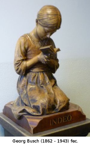 Betendes Mädchen  "IN DEO"