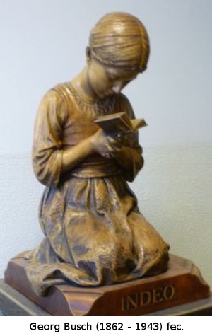 Betendes Mädchen "IN DEO"