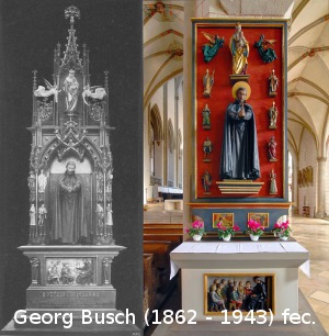 Canisius-Altar, Canisius-Denkmal