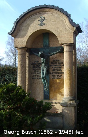 Gekreuzigter, Grabmal