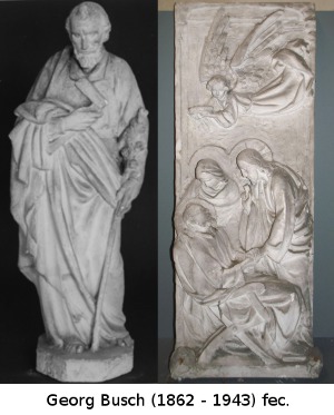 Hl. Josef mit Winkel und Lilienstab, Tod Josefs (f. Kravare)