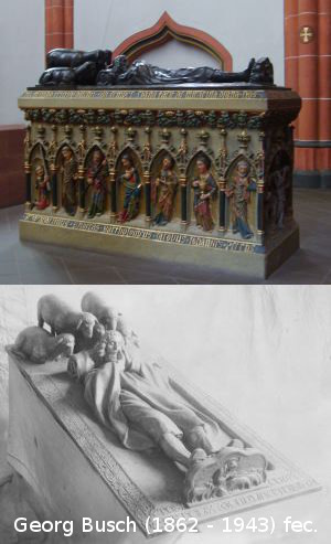 Hl. Wendelin / Tumba-Platte