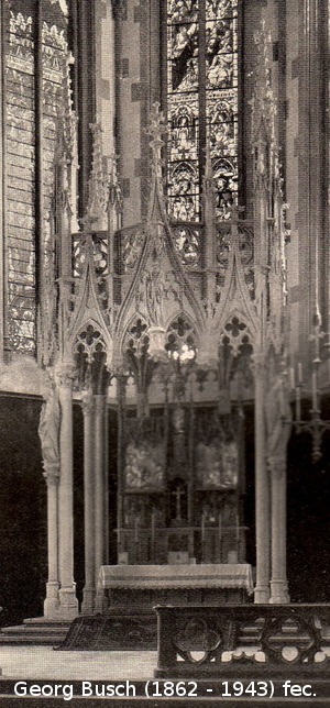 Hll. Maximilian und Walburga am Hochaltar