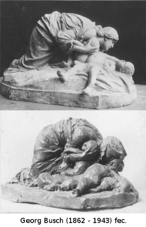 Rachel beweint ihre Kinder / Szene aus dem Kindermord zu Bethlehem