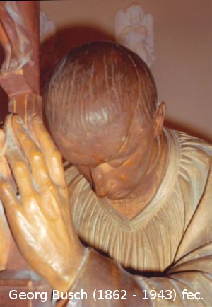 Hl. Aloisius am Betstuhl