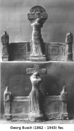 zu S7a Priester umarmt Kreuz / Dkm.-Entwurf