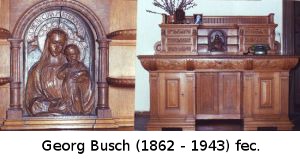 Schreibtisch-Entwurf und Salve Regina