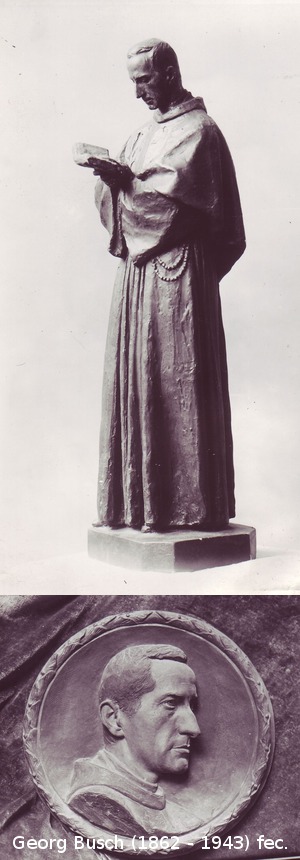 P. Dall' Oglio OFM, Relief und Statuette