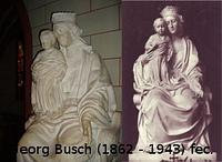 Bild von Madonna thronend, "die weiße Madonna"