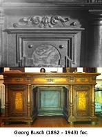 Bild von Schreibtisch u. a., Entwürfe für Dr. Ernst Weinschenk