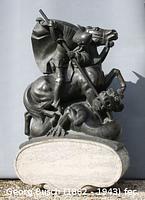 Bild von Hl. Georg auf dem Pferd