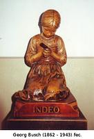 Bild von Betendes Mädchen "IN DEO"