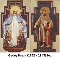 Bild von "Schutzmantelmadonna", Hl. Josef mit dem Jesusknaben / Seitenaltäre