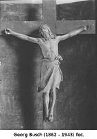 Bild von Kruzifix, Tuch knielang