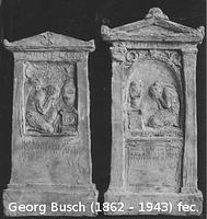 Bild von Weinender Engel bzw. Frau vor Urne