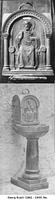 Bild von Opferkasten "Hl. Petrus" auf Weihwasserbecken